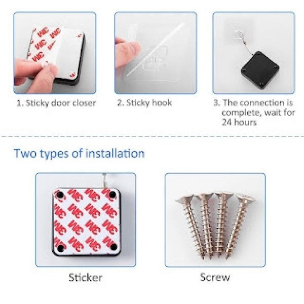 Self-Adhesive Automatic Door Closer for Home & Office