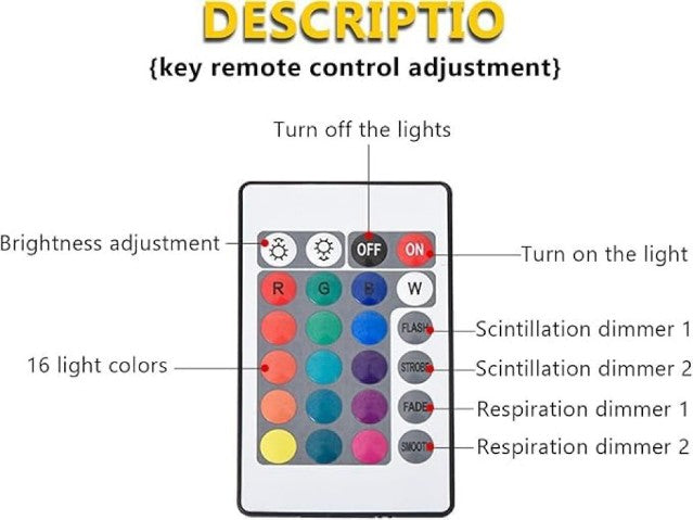 RGB Crystal Cube LED Lamp with Remote Control – Mood Lighting for Home Decor